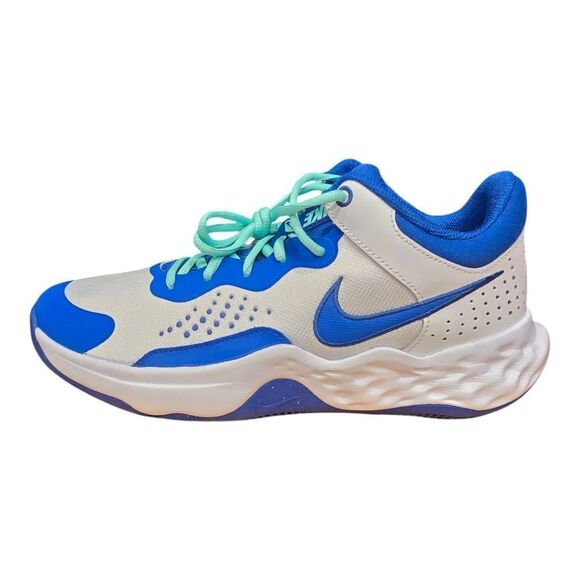 Nike | Shoes | Nike Fly By Mid 3basketball Shoes White Blue  display picture 1